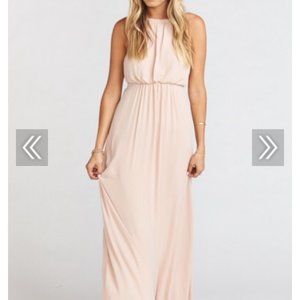 Show Me Your MuMu Blush Bridesmaid Dress